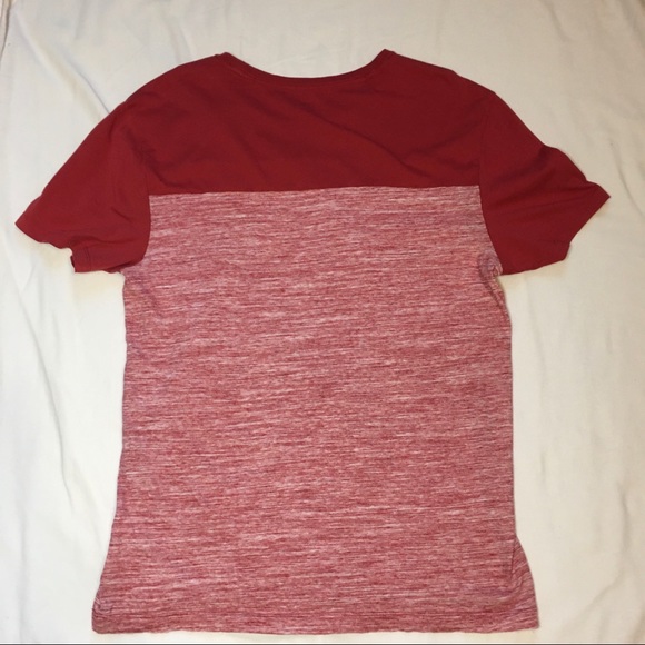 Express Heathered Color Block Men's T-Shirt, L - Picture 2 of 7